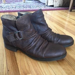 Vintage Leather Ankle Boots